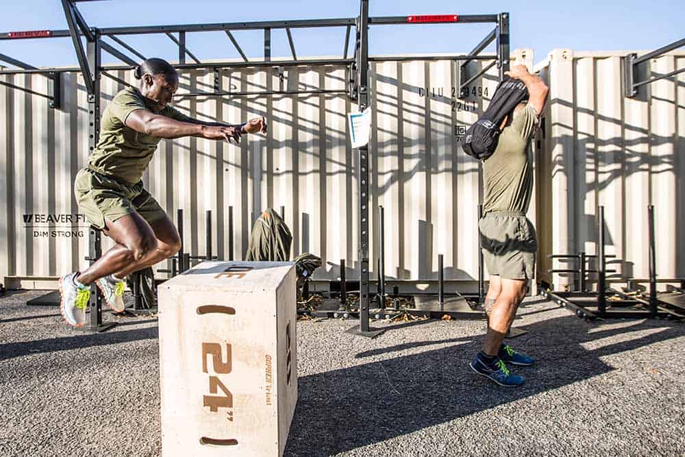 Box jump - U.S. Marine Corps training
